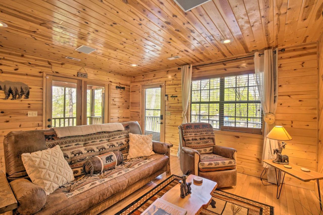 Cozy Hiawassee Cabin With Fire Pit And Mtn Views! Εξωτερικό φωτογραφία