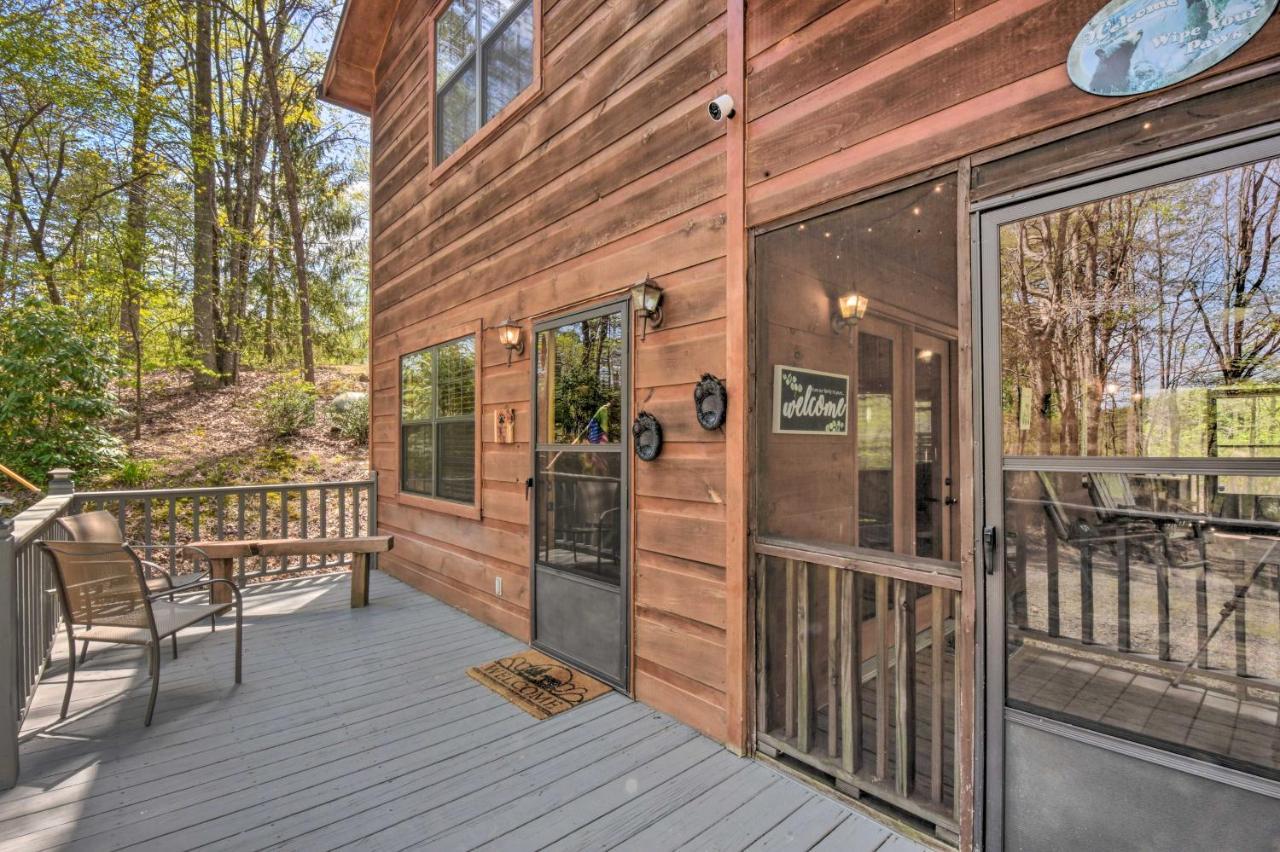 Cozy Hiawassee Cabin With Fire Pit And Mtn Views! Εξωτερικό φωτογραφία